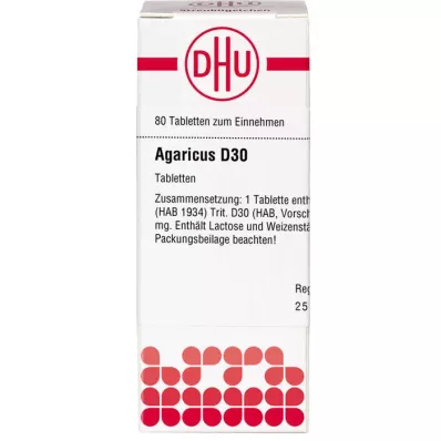 Agaricus D30, 80 stk Agaricus D30, 80 stk