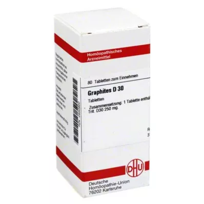 GRAPHITES D 30 tabletter, 80 stk