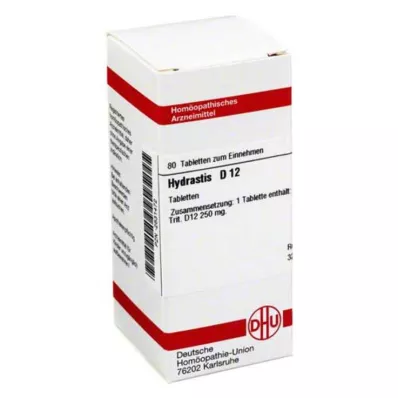 HYDRASTIS D 12 tabletter, 80 stk HYDRASTIS D 12 tabletter, 80 stk