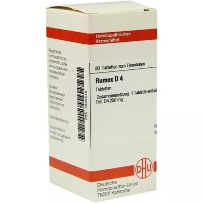 RUMEX D 4 tabletter, 80 stk RUMEX D 4 tabletter, 80 stk
