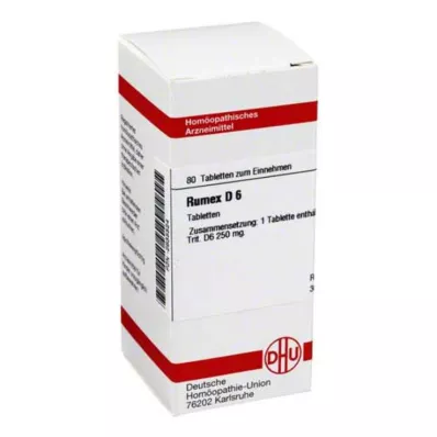 RUMEX D 6 tabletter, 80 stk RUMEX D 6 tabletter, 80 stk