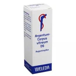 ARGENTUM CORPUS Vitreum D 6 øyedråper, 10 ml