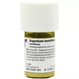 ARGENTUM METALLICUM Praeparatum D 20 Triturasjon, 20 g