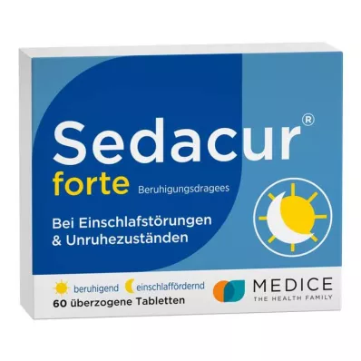 SEDACUR forte beroligende tabletter, 60 stk SEDACUR forte beroligende tabletter, 60 stk