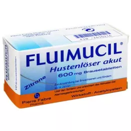 FLUIMUCIL Hoste Expectorant Acute 600 brusetabletter, 10 stk