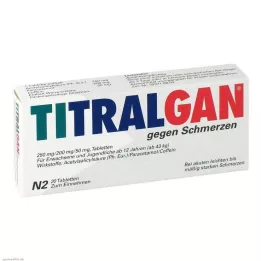 TITRALGAN Smertestillende tabletter, 20 stk