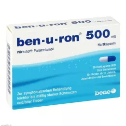BEN-U-RON 500 mg kapsler, 20 stk
