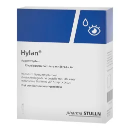 HYLAN 0,65 ml øyedråper, 10 stk
