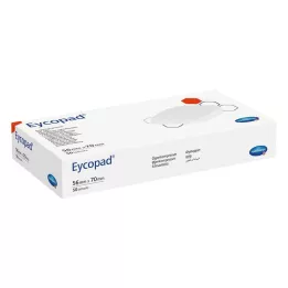 EYCOPAD Øyekompresser 56x70 mm usterile, 50 stk