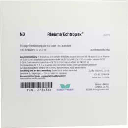 RHEUMA ECHTROPLEX Injeksjonsløsning, 100x2 ml