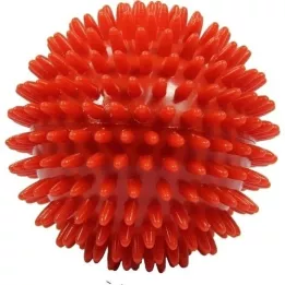 MASSAGEBALL Igelball 9 cm rød, 1 stk
