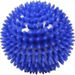 MASSAGEBALL Igelball 10 cm Blue, 1 stk