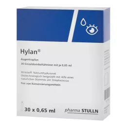 HYLAN 0,65 ml øyedråper, 30 stk