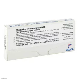 MERCURIUS VIVUS NATURALIS D 12 ampuller, 8X1 ml