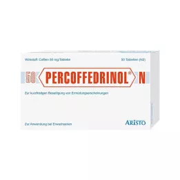 PERCOFFEDRINOL N 50 mg tabletter, 50 stk