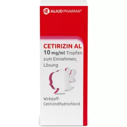 Cetirinine Al 10 mg / ml dråper å ta, 10 ml