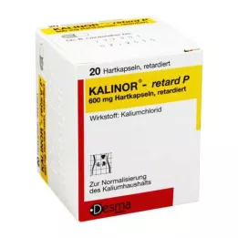 KALINOR retard P 600 mg harde kapsler, 20 stk
