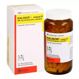 KALINOR retard P 600 mg harde kapsler, 100 stk