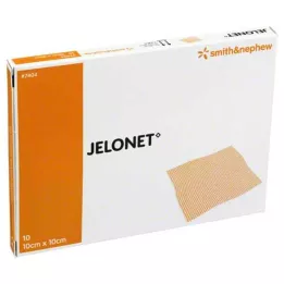 JELONET Parafingasbind 10x10 cm steril, 10 stk