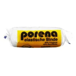 Porena elastisk gasbind 8cm cello hvit, 1 stk