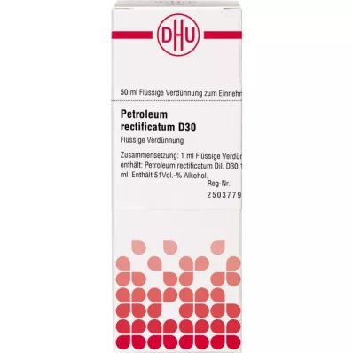 PETROLEUM RECTIFICATUM D 30 Fortynning, 50 ml PETROLEUM RECTIFICATUM D 30 Fortynning, 50 ml