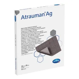 Atrauman Ag 10x10 cm sterile kompresser, 10 stk