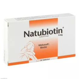 NATUBIOTIN Tabletter, 50 stk