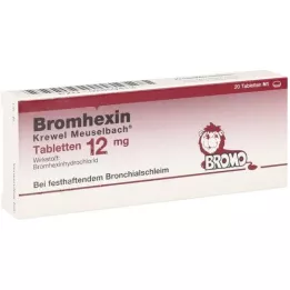 BROMHEXIN Krewew Meuselb.BLETTEN 12MG, 20 stk