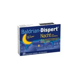 BALDRIAN DISPERT Natt til å sovne üb.Tabletter, 25 stk