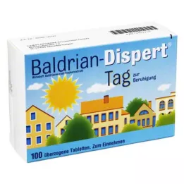 BALDRIAN DISPERT Tag-belagte tabletter, 100 stk