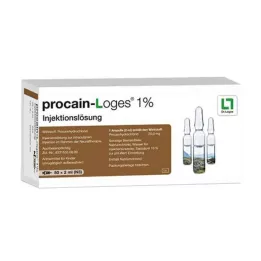 PROCAIN-Loges 1 % injeksjonsvæske ampuller, 50X2 ml