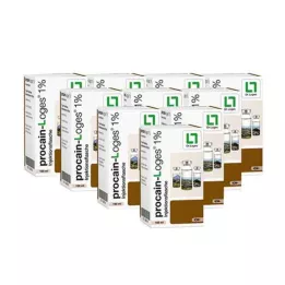 PROCAIN-Loges 1 % injeksjonsflaske, 10X100 ml