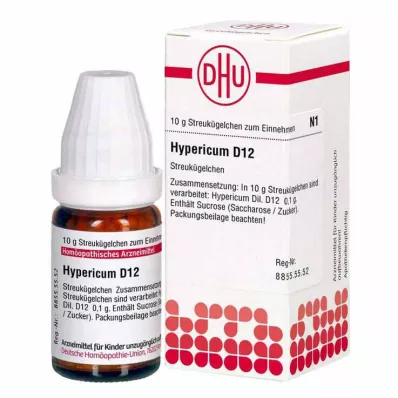 HYPERICUM D 12 Globuli, 10 g