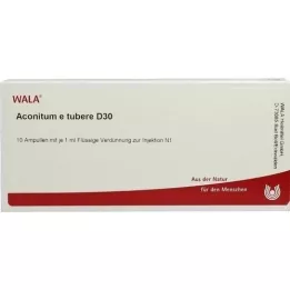 ACONITUM E Tubere D 30 Ampoules, 10x1 ml