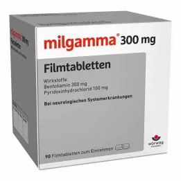 MILGAMMA 300 mg filmdrasjerte tabletter, 90 stk