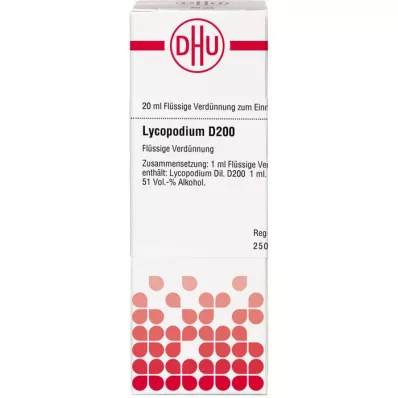 Lycopodium D200, 20 ml Lycopodium D200, 20 ml