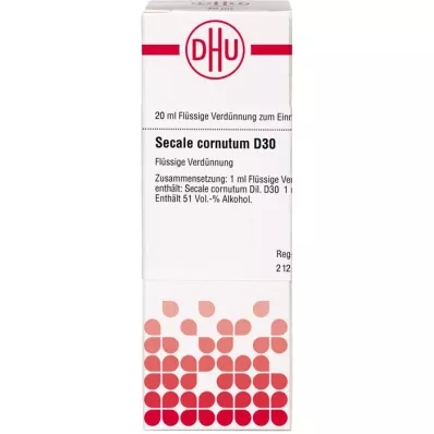 SECALE CORNUTUM D 30 Fortynning, 20 ml SECALE CORNUTUM D 30 Fortynning, 20 ml