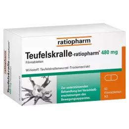 TEUFELSKRALLE-RATIOPHARM Filmdrasjerte tabletter, 50 stk