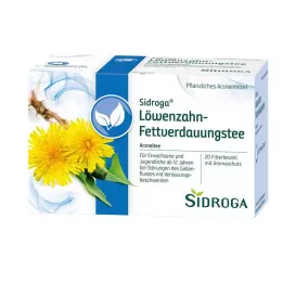 SIDROGA Tefilterposer av løvetann, 20X1,5 g