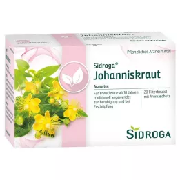 SIDROGA Johannesurt tefilterposer, 20X1,75 g