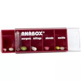 ANABOX Daily Box Red, 1 stk