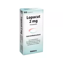 LOPACUT 2 mg filmdrasjerte tabletter, 10 stk