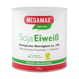 MEGAMAX Soyaprotein vaniljepulver, 750 g