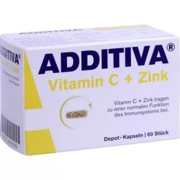 ADDITIVA Vitamin C Depot 300 mg kapsler, 60 stk