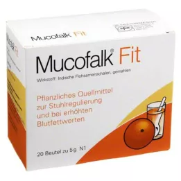 MUCOFALK Fit Gran for tilberedning av en suspensjon for oral bruk, 20 stk