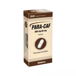 PARA CAF 500 mg/65 mg tabletter, 20 stk