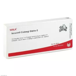 ISCUCIN crataegi Strength E Ampuller, 10X1 ml