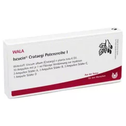 ISCUCIN crataegi potensserie I ampuller, 10X1 ml