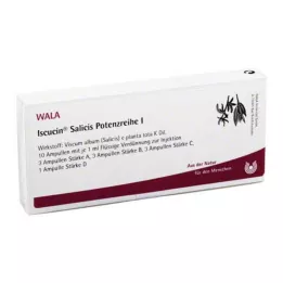 ISCUCIN salicis potensserie I ampuller, 10X1 ml