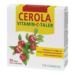 CEROLA Vitamin C Taler Grandel, 32 stk